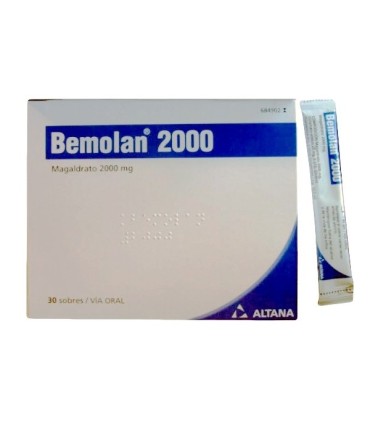 Comprar BEMOLAN 2000 mg GEL ORAL , 30 sobres