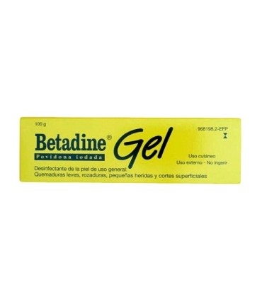 Comprar BETADINE GEL 100 MG/G GEL , 1 tubo de 100 g