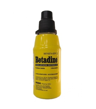 Comprar BETADINE 100 MG/ML SOLUCIÓN CUTÁNEA , 1 frasco de 125 ml 