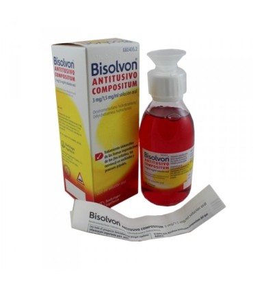Comprar BISOLVON ANTITUSIVO COMPOSITUM 3 mg/ml + 1,5 mg/ml SOLUCION ORAL , 1 frasco de 200 ml 