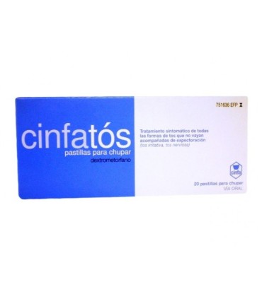 Comprar CINFATOS 10 mg PASTILLAS PARA CHUPAR , 20 comprimidos