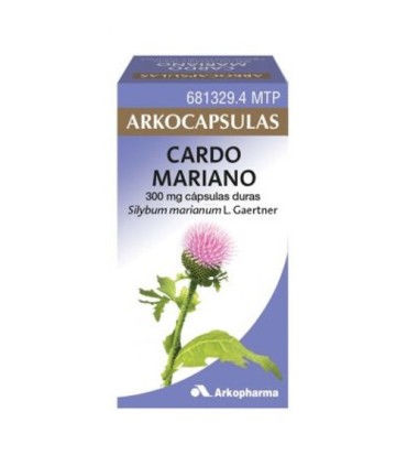 Comprar CARDO MARIANO ARKOPHARMA CÁPSULAS DURAS. , 50 cápsulas 