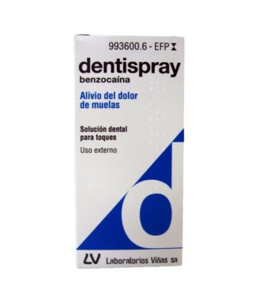 Comprar DENTISPRAY 50 mg/ml SOLUCION DENTAL , 1 frasco de 5 ml