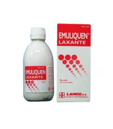 Comprar EMULIQUEN LAXANTE 478,26 mg/ml + 0,3 mg/ml EMULSION ORAL , 1 frasco de 230 ml