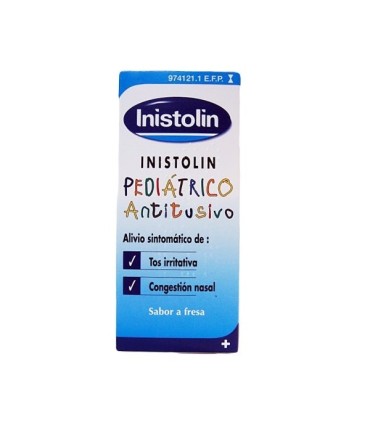 Comprar INISTOLIN PEDIATRICO TOS Y CONGESTION 2 MG/ML + 6 MG/ML JARABE , 1 frasco de 120 ml 