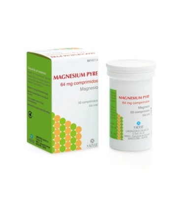 Comprar MAGNESIUM PYRE 64 mg COMPRIMIDOS , 50 comprimidos 