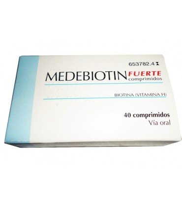 Comprar MEDEBIOTIN FUERTE COMPRIMIDOS, 40 comprimidos 