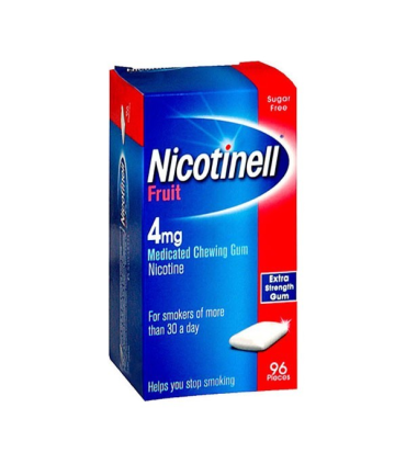 Comprar NICOTINELL FRUIT 4 mg CHICLE MedicamentosO , 96 chicles 