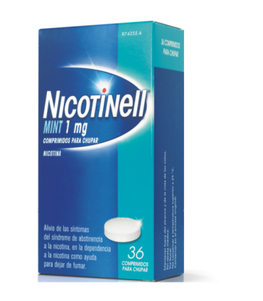 Comprar NICOTINELL MINT 1 mg COMPRIMIDOS PARA CHUPAR, 36 comprimidos 