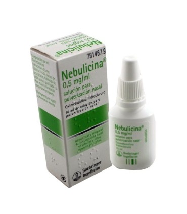Comprar NEBULICINA 0,5 mg/ml SOLUCIÓN PARA PULVERIZACIÓN NASAL, 1 envase pulverizador de 10 ml