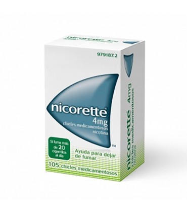 Comprar NICORETTE 4 mg CHICLES MedicamentosOS, 105 chicles 