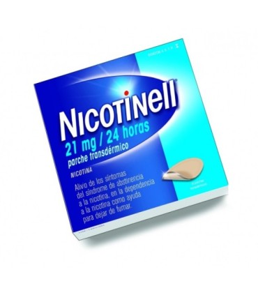 Comprar NICOTINELL 21 MG/24 HORAS PARCHE TRANSDERMICO , 7 parches