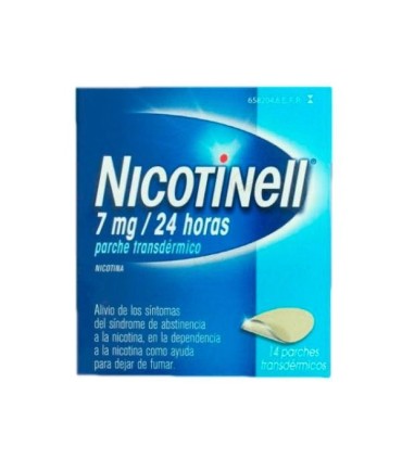 Comprar NICOTINELL 7 MG/24 HORAS PARCHE TRANSDERMICOS , 14 parches 