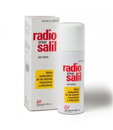 Comprar RADIO SALIL SPRAY SOLUCION PARA PULVERIZACION CUTANEA , 1 envase a presión de 130 ml 