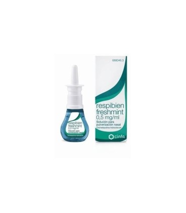 Comprar RESPIBIEN FRESHMINT 0,5 mg/ ml SOLUCION PARA PULVERIZACION NASAL, 1 envase pulverizador de 15 ml