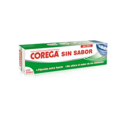 Corega Crema Adhesiva Sin Sabor 70 g Fijación Dental Extra Fuerte