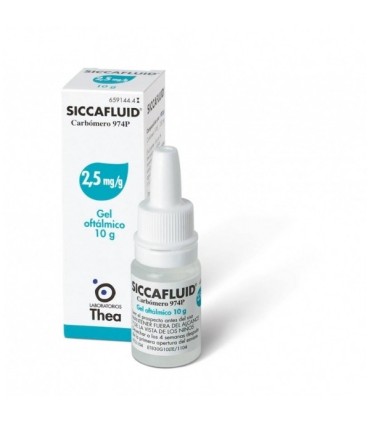 Comprar SICCAFLUID 2,5 mg/g GEL OFTALMICO , 1 tubo de 10 g