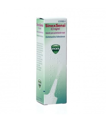 Comprar SINEXSENSI 0,5 mg/ml SOLUCION PARA PULVERIZACION NASAL , 1 envase pulverizador de 15 ml