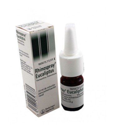 Comprar RHINOSPRAY EUCALIPTUS 1,18 mg/ ml SOLUCION PARA PULVERIZACION NASAL , 1 envase pulverizador de 10 ml