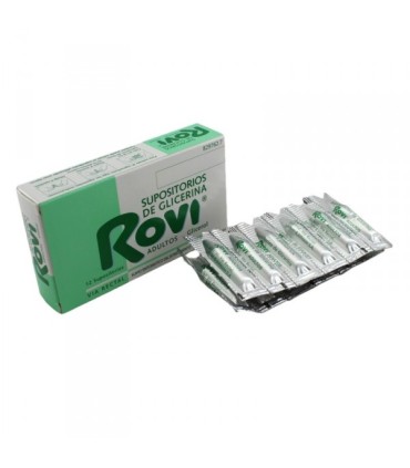 Comprar SUPOSITORIOS DE GLICERINA ROVI ADULTOS, 12 supositorios