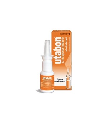 Comprar UTABON 0,5 mg/ml SOLUCION PARA PULVERIZACION NASAL CON BOMBA DOSIFICADORA, 1 envase pulverizador de 15 ml