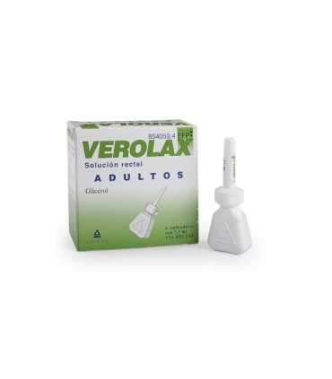 Comprar VEROLAX ADULTOS SOLUCION RECTAL , 6 enemas de 7,5 ml