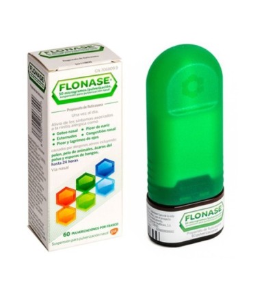 Comprar FLONASE 50 MICROGRAMOS/PULVERIZACION SUSPENSION PARA PULVERIZACION NASAL, 60 pulverizaciones