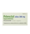 FEBRECTAL NIÑOS 300 MG SUPOSITORIOS , 6 supositorios