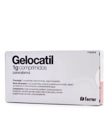 Comprar GELOCATIL 1 g COMPRIMIDOS,10 comprimidos 