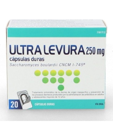 Comprar ULTRA-LEVURA 250 MG CAPSULAS DURAS , 20 cápsulas ZAMBON