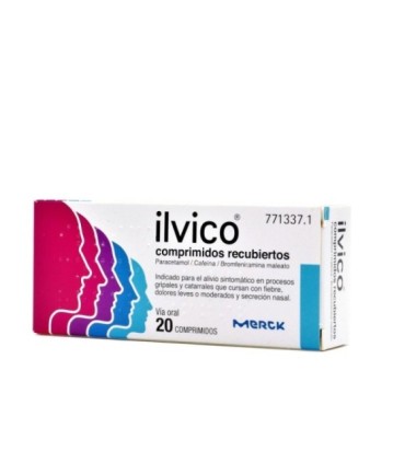 Comprar ILVICO COMPRIMIDOS RECUBIERTOS, 20 comprimidos