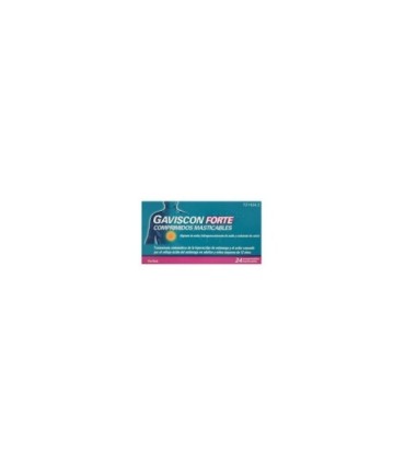 Comprar GAVISCON FORTE COMPRIMIDOS MASTICABLES,24 comprimidos GAVISCON