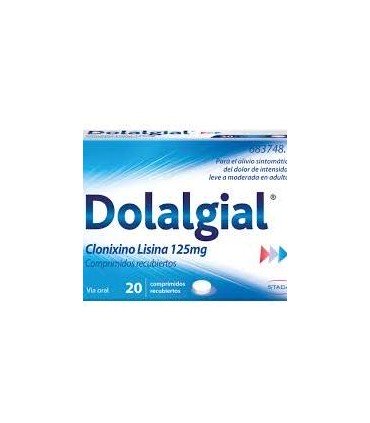 Comprar DOLALGIAL CLONIXINO LISINA 125 mg COMPRIMIDOS RECUBIERTOS , 10 comprimidos
