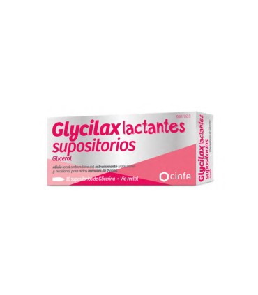 glycilax lactantes supositorios, 10 supositorios