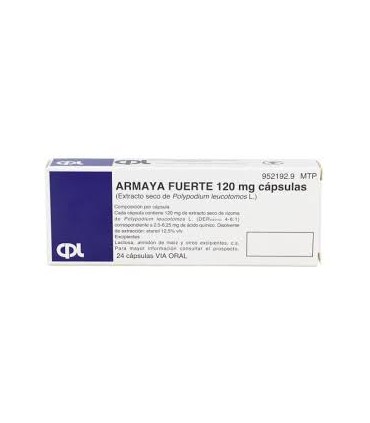ARMAYA FUERTE 120 mg 24 CAPSULAS