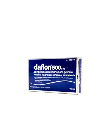 Comprar DAFLON 500 mg COMPRIMIDOS RECUBIERTOS, 30 comprimidos