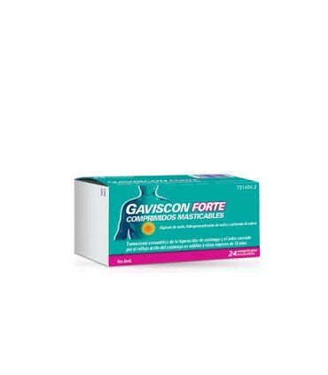 Comprar GAVISCON COMPRIMIDOS MASTICABLES SABOR FRESA,24 comprimidos