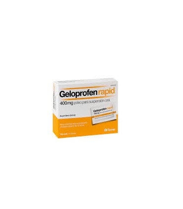 Comprar GELOPROFEN 400 MG POLVO PARA SUSPENSION ORAL 12 sobres