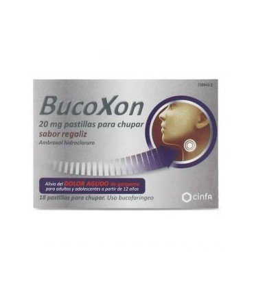 Bucoxon Regaliz 18 Pastillas