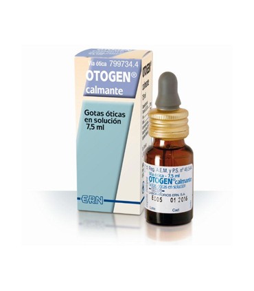 otogen calmante (gotas oticas solucion 7.5 ml)