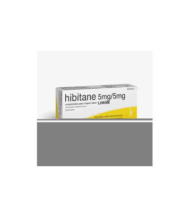 hibitane 5 mg/5mg comprimidos para chupar sabor limón