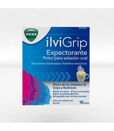 ilvigrip expectorante polvo para solución oral