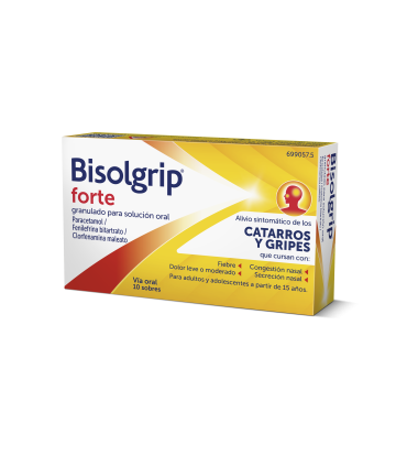 bisolgrip forte granulado para solución oral