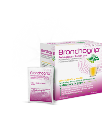 bronchogrip polvo para solución oral, 10 sobres
