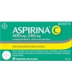 ASPIRINA C 400 mg/240 mg COMPRIMIDOS EFERVESCENTES, 20 comprimidos