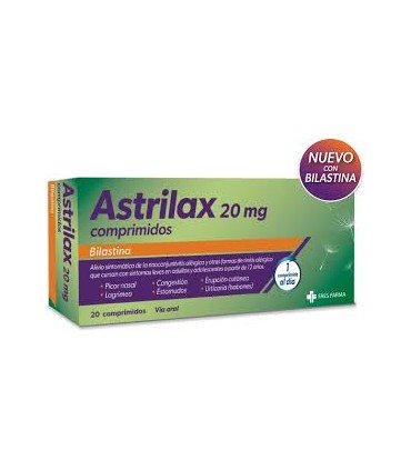 astrilax 20mg 10 cp