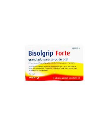 Comprar BISOLGRIP FORTE GRANULADO PARA SOLUCION ORAL , 10 sobres