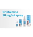 CRISTALMINA 10 mg/ml SOLUCION PARA PULVERIZACION CUTANEA, 1 frasco de 125 ml