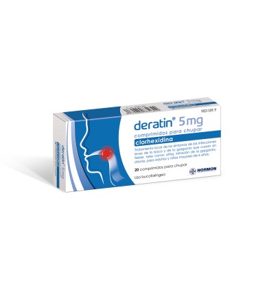 Comprar DERATIN 5 mg COMPRIMIDOS PARA CHUPAR , 20 comprimidos