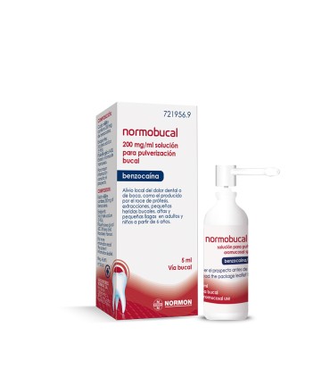 normobucal 200mg/ml solución para pulverización bucal 5 ml